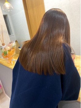 エン(en,)の写真/丁寧なカウンセリングでどんな髪質もキレイな艶髪に◎髪のお悩みを解消しながら自然なストレートへ♪