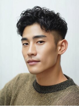 リベルテ グリット(Liberte Grit) クセを活かす◎扱いやすいメンズショート外国人パーマ風