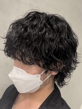 フィフス トウキョウ (fifth TOKYO) 渋谷波巻きスパイラルパーマメンズカットシャドウマッシュウルフ