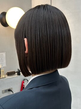 ヘイリーボブ/前髪/レイヤーカット/小顔/髪質改善/縮毛矯正/
