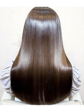 メゾンe.m.a(MAISON e.m.a) 美髪ストレート×髪質改善◎艶髪ロング20代30代ココアブラウン