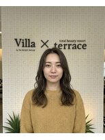 ヴィラ アンド テラス(Villa X terrace) 髪質改善/縮毛矯正/酸性ストレート/ヘッドスパ/白髪染め