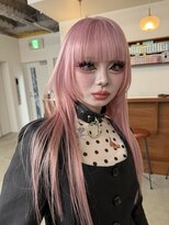 ペレ 梅田(PELE) イメチェン/ピンクベージュ/アンブレラカラー/前髪/梅田