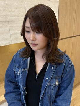 ディックス 浜野店(dix) 大人可愛いくびれミディ×ナチュラルブラウン
