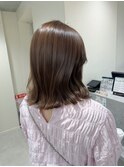 【NaVI/向ヶ丘遊園】外はね×赤みなしブラウンカラー