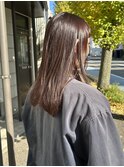 秋のブラウンほんのりレッドカラー