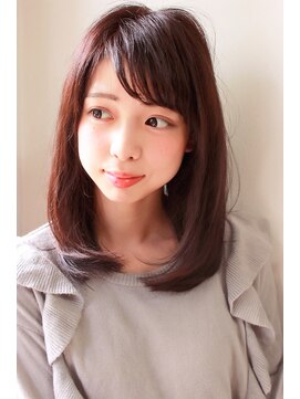 クート アンド シー 東川口(kuto and C) 東川口×小顔カット×セミロングヘア×縮毛矯正