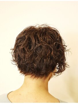 サロン マーニ(salon m ni) ショート×パーマ×アッシュベージュ