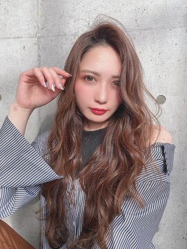 ジーナ 渋谷駅前(Zina) 【Zina　渋谷】イメチェン毛先パーマ耳かけ×フォギーベージュ