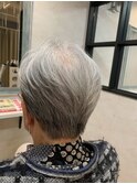 【廣田真弓】シニアカット、レイヤースタイル