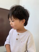 サロンドミルク 溝の口店(salon de MiLK)&nbsp;＊あ、イケメン過ぎてごめんなさいカットで柔らかキッズスタイル