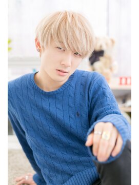 ミック 日暮里店(miq) ハイライトカラーで魅せる★無造作ツーブロックショートb1