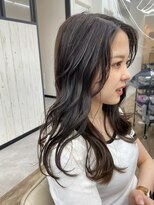 ナンバー デセオ 吉祥寺(N° deseo) 大人かわいいくびれミディラベンダーインナーカラー