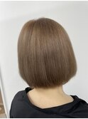 ブリーチ毛に髪質改善酸性ストレート