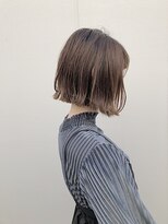 アンドチル 渋谷(AND CHILL) 前下がり外ハネボブ/くびれヘア/20代30代大人ボブ 渋谷