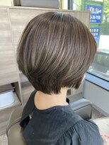 リブール 碧南店(libuR) 愛されショートヘア（グレージュカラー）
