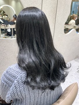 マイル 渋谷(mile) 艶ブルーブラック