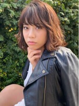 ウノ 若葉台(UNO) デジキュア+ボブ/ウェーブ巻き/ニュアンスカラー