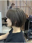 大人上品の白髪ぼかしハイライト♪