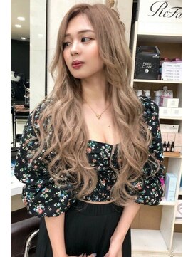 リア 大阪梅田(Ria) ～ミルクティーグレージュ　シールエクステ～【Ria 大阪 梅田】