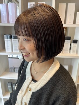 ヘアデザイン ファブロ(hair design FABRO.) 切りっぱなし/ブラウンベージュ