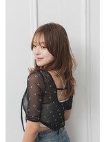 アリスバイアフロート 自由が丘(ALICe by AFLOAT) 大人ウルフレイヤーシアカラー姫カットセミディ