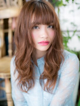 カバーヘアアンドスパ ブリス 浦和(COVER HAIR&SPA bliss) 色っぽバイヤージュ暖色系カラー小顔パーマh3浦和20代30代40代