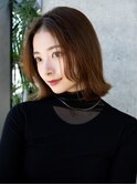 20代30代大人かわいいナチュラル暗髪エアーストレートヘア