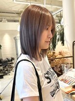 オブジェ シエル(obje't ciel)&nbsp;【obje't ciel】艶感ベージュ/ボブ【山口紗季】