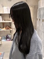 ニュイ(NUIT)&nbsp;ダブルカラーミルクティーベージュカラーブルーブラックブリーチ