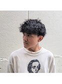 ツイストスパイラル×マッシュ/ニュアンスパーマ