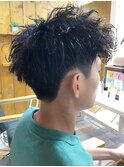 大人ツイスト/伏黒恵/髪型/メンズパーマ/ツーブロック