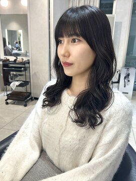 ユーフォリア 池袋東口駅前店(Euphoria) 【池袋/コテ巻き風パーマ】胸上レイヤーミディ×デジタルパーマ