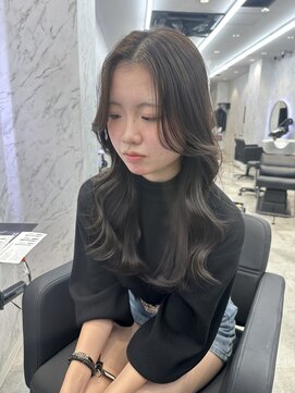 ドットモーダ  町田店(dot. mooda) 【グレージュ×顔周りカット】韓国/韓国ヘア/町田/町田駅/学割