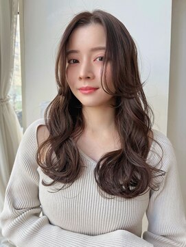 バイオレット 表参道店(Violet) ブリーチなしベージュ韓国ローレイヤー透明感カラー