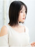 武蔵小杉/髪質改善/オリーブグレージュ×レイヤー外ハネボブc