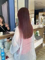 コワファースト 大分(COIFF1RST) ピンクパープルカラー