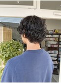 色気ヘア◎ メンズミディアムパーマ