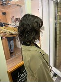 ボブパーマボブレイヤーウェーブヘアエアーウェーブ