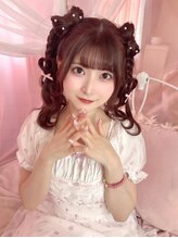 リルミー(Lilme) 小鳥遊るいちゃん立体リボンハートハーフツイン*まゆ