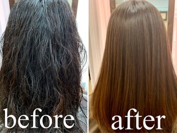 ユーキーヘアー(you key hair)の写真/大人女性からの支持率◎半個室のプライベート空間でマンツーマンのしっかりカウンセリング♪