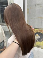 ディジョン(Dijon)&nbsp;韓国顔まわりレイヤーカットグレージュオリーブベージュブラウン