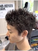 スパイキーショート/スパイキーパーマ/短髪パーマ/ピンパーマ