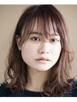 ワースホワイル(WORTH WHILE)&nbsp;ピンクベージュミディアムスタイル