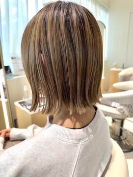 コンティロミー(CONTI ROMMY.) くびれボブ刈り上げボブ◎パールベージュ髪質改善20代～50代