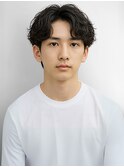 【feliceMICHI 別曽 遥也】センターパート スパイラルパーマ