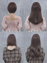 リップ 大阪本店(LIP)&nbsp;【レミー100%最高級人毛/ロング】シールエクステ60枚+カラー