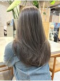 原宿マロンベージュヘーゼルベージュカラー顔周りレイヤーカット
