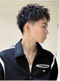 フェザーパーマ/サーフカール/刈り上げセンターパート