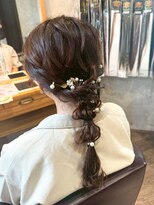 アフィナー(Afinar) 【横浜/横浜駅】上品パールが映える大人お呼ばれアレンジ